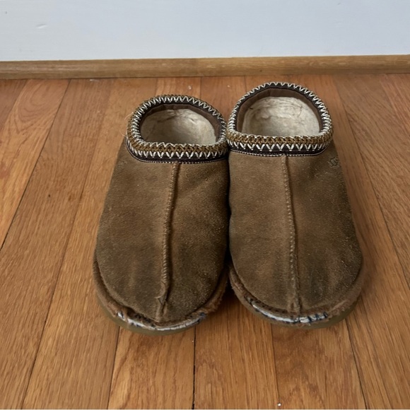 Ugg Australia Tasman Chestnut Brown Tan Slide On Slippers Women’s Size 7 - Picture 2 of 6